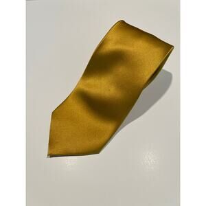 Joseph & Feiss International 100% Silk Men's Gold Necktie JL